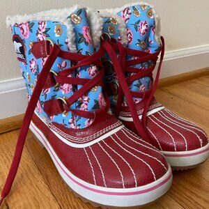Sorel Women's Tivoli Floral Print Lace Winter Boots
